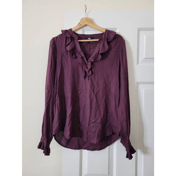 Paige Ruffle Blouse S - Picture 1 of 7